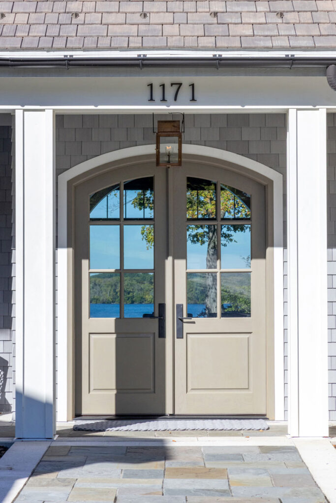 a newly remodeled lake home in Wisconsin