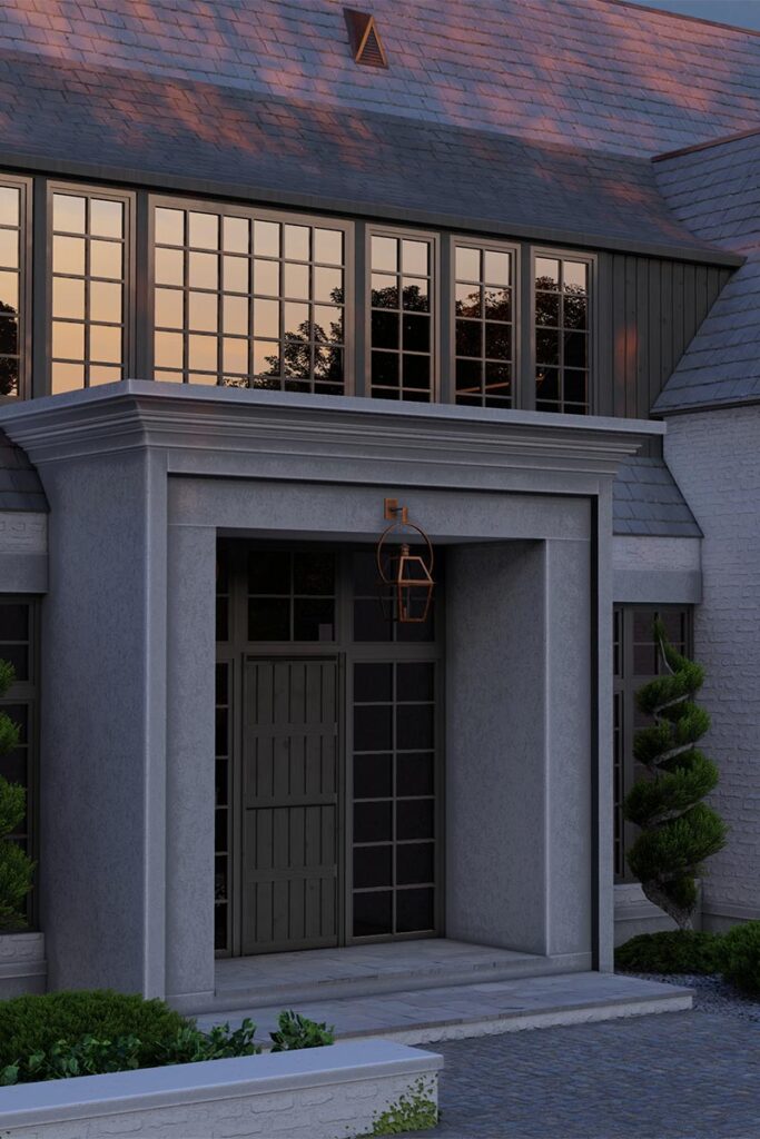 Rendering of a lake home in Lake Geneva