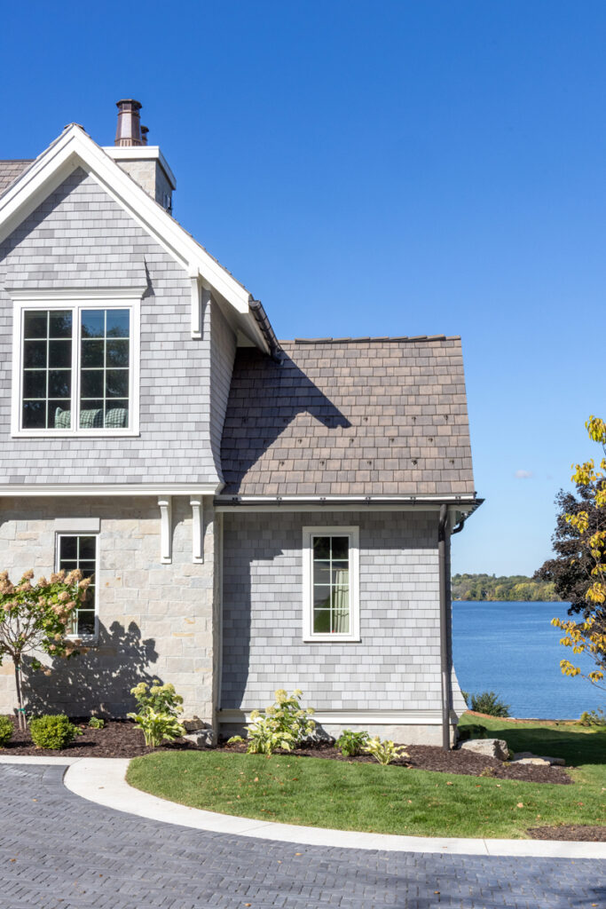a newly remodeled lake home in Wisconsin